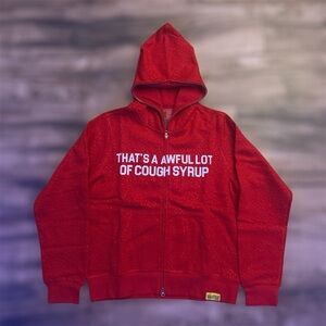 Thats A Awful Lot Of Cough Syrup Zip Up Hoodie S